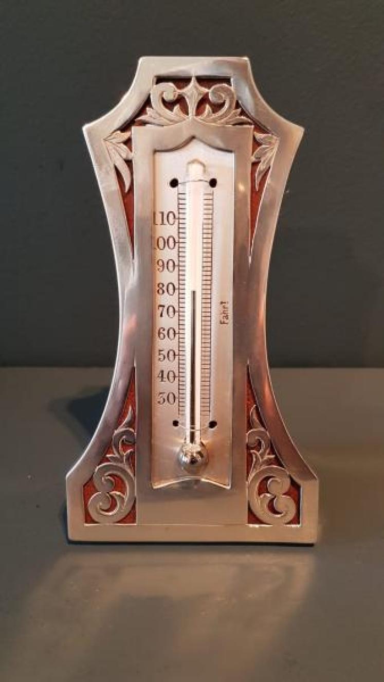 Silver Desk Top Thermometer - Image 2