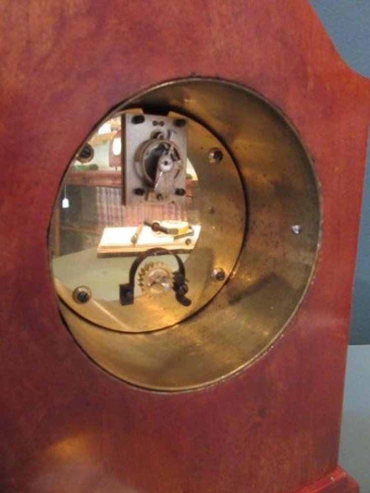 Fine Edwardian Period Sheraton Inlaid Mantel Clock - Image 5
