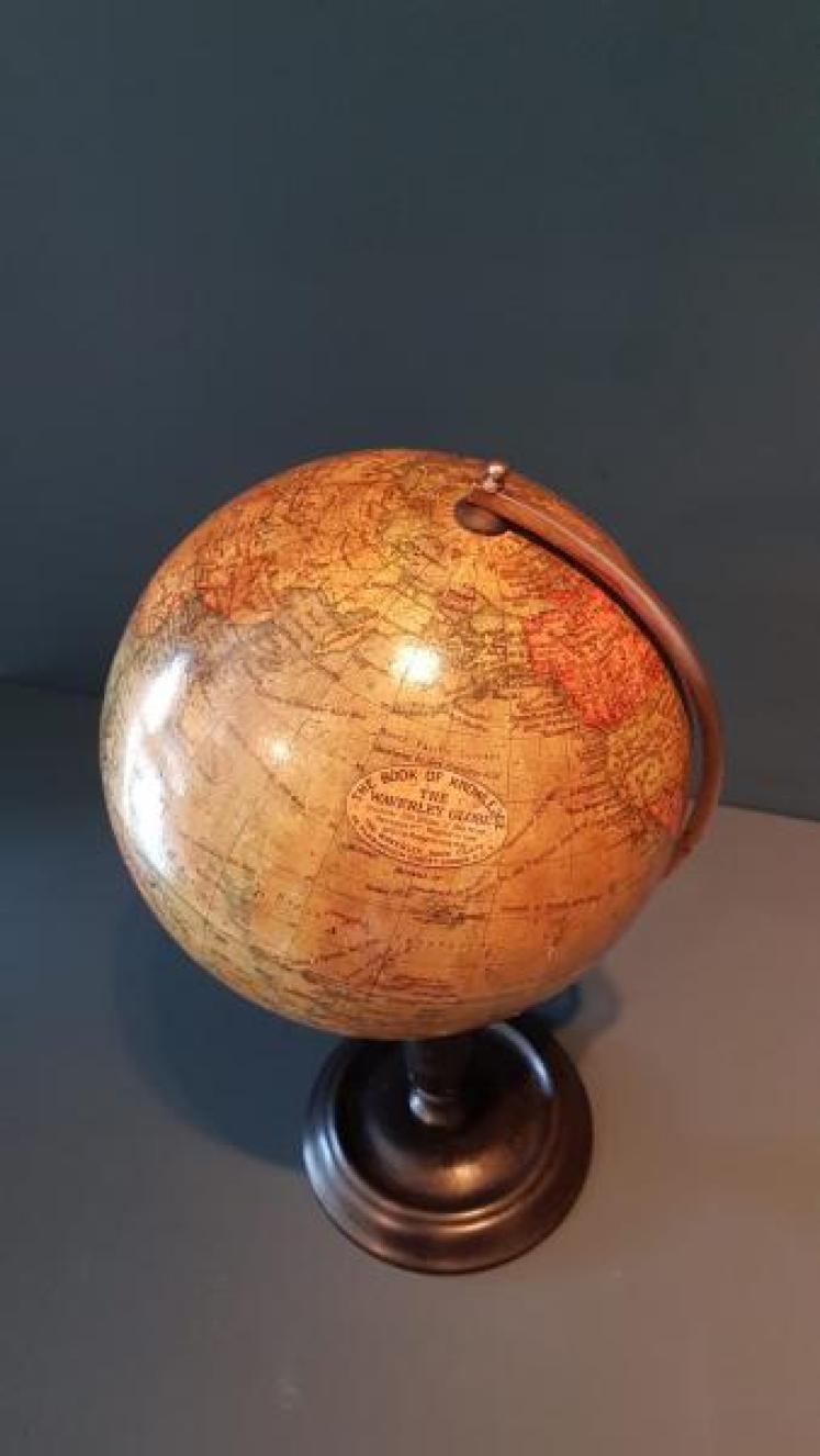 1920's Paper Mache Waverley  Globe - Image 2
