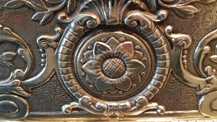Victorian Cast Brass Letter Rack - Image 6