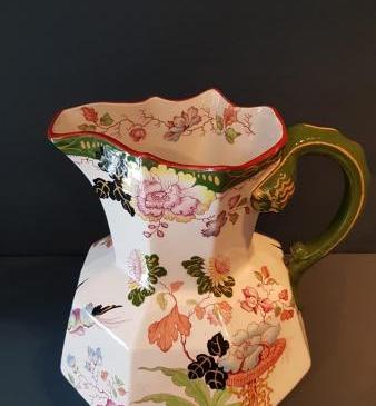 Impressive Antique Masons Ironstone Jug