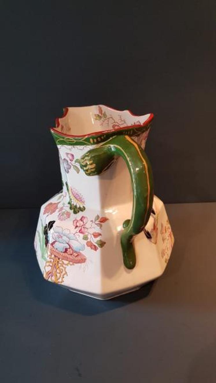 Impressive Antique Masons Ironstone Jug - Image 2