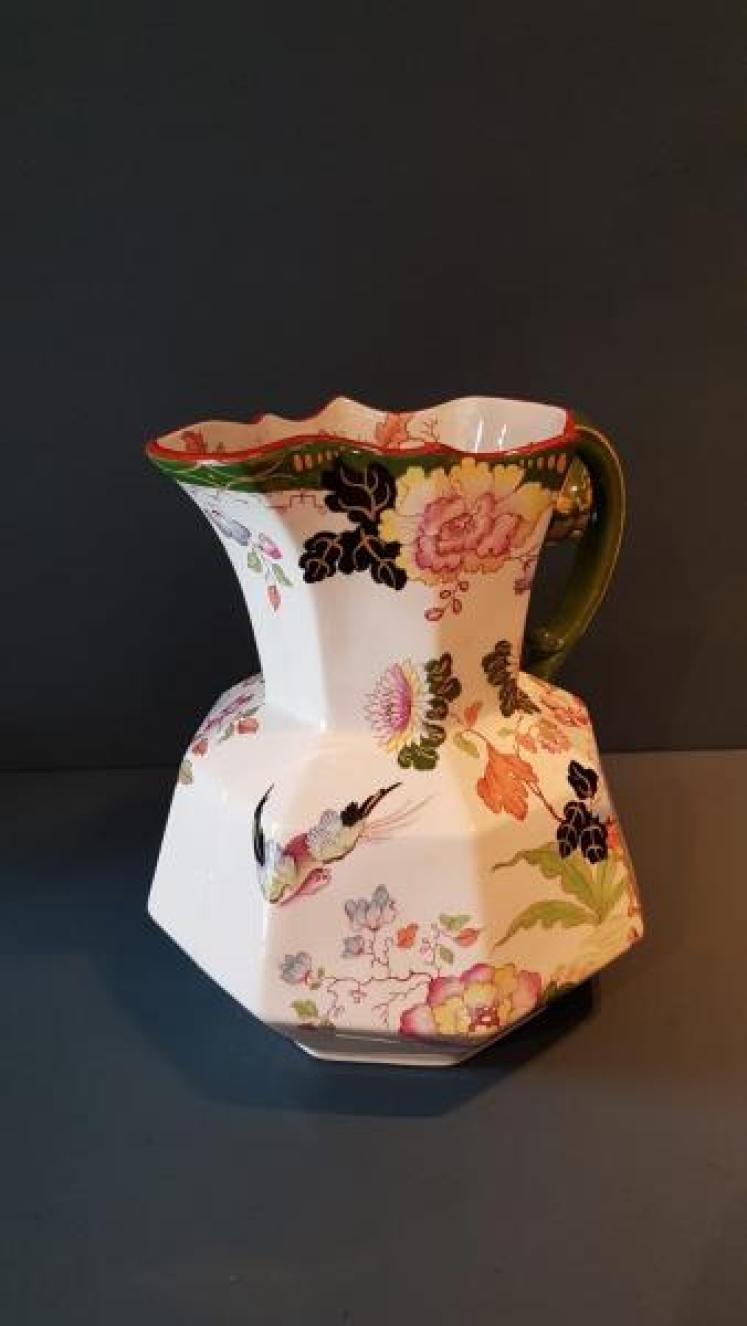 Impressive Antique Masons Ironstone Jug - Image 4