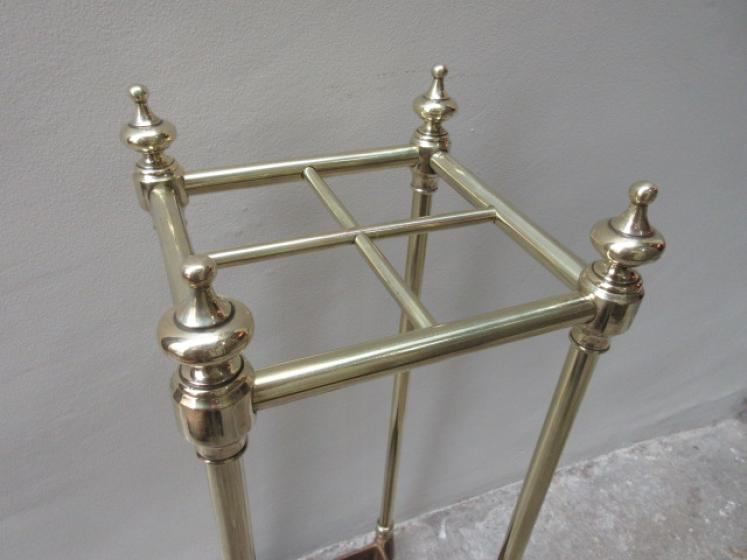 Antique Solid Brass Stick Stand - Image 2