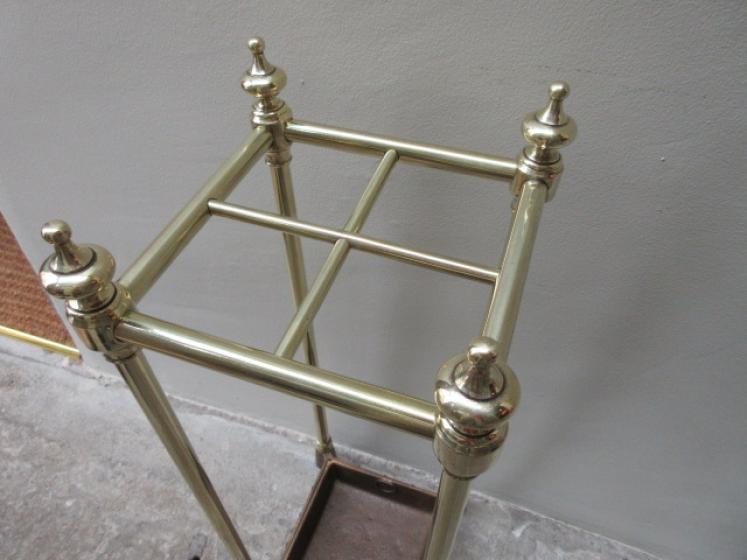 Antique Solid Brass Stick Stand - Image 6
