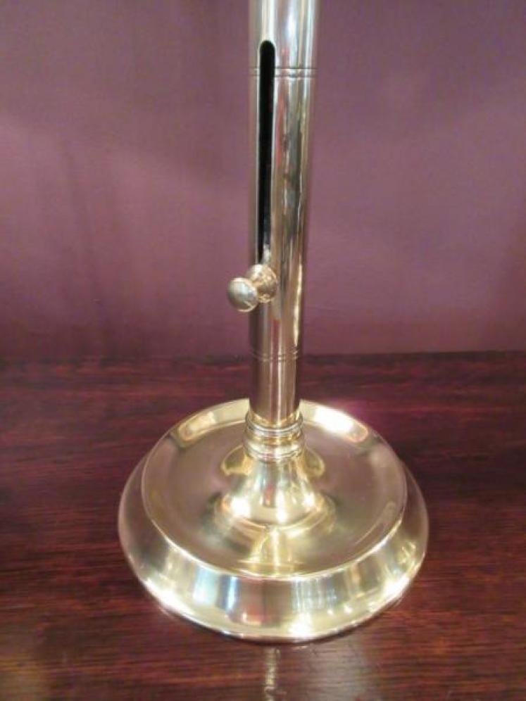Tall Pair of George III Period Rise & Fall Candlesticks - Image 2