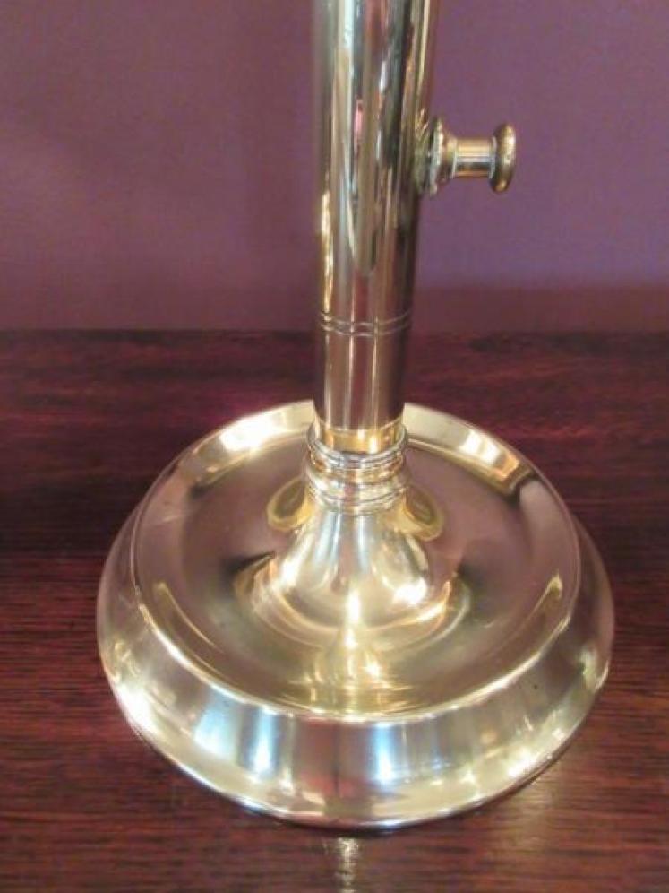 Tall Pair of George III Period Rise & Fall Candlesticks - Image 4