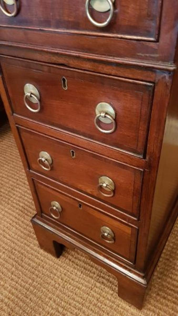 Regency Period Mahogany Pedestal Desk - Image 5