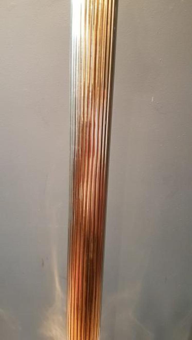 Top Quality Antique  Brass Corinthian Column Lamp Standard - Image 5