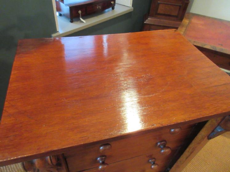 Mid Victorian Polished Oak Wellington Chest - Image 3