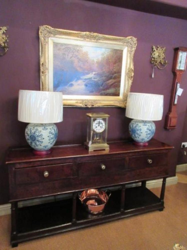 George III Period Open Pot Board Dresser.c.1750 - Image 1