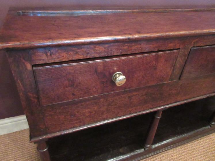 George III Period Open Pot Board Dresser.c.1750 - Image 2