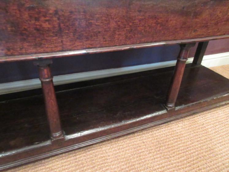 George III Period Open Pot Board Dresser.c.1750 - Image 4