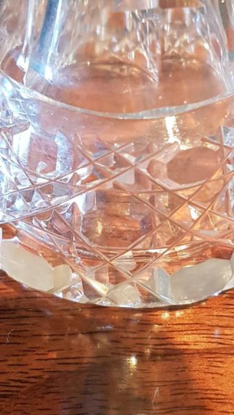 Pair of Silver Mounted Cut Crystal Scent Bottles - Image 5
