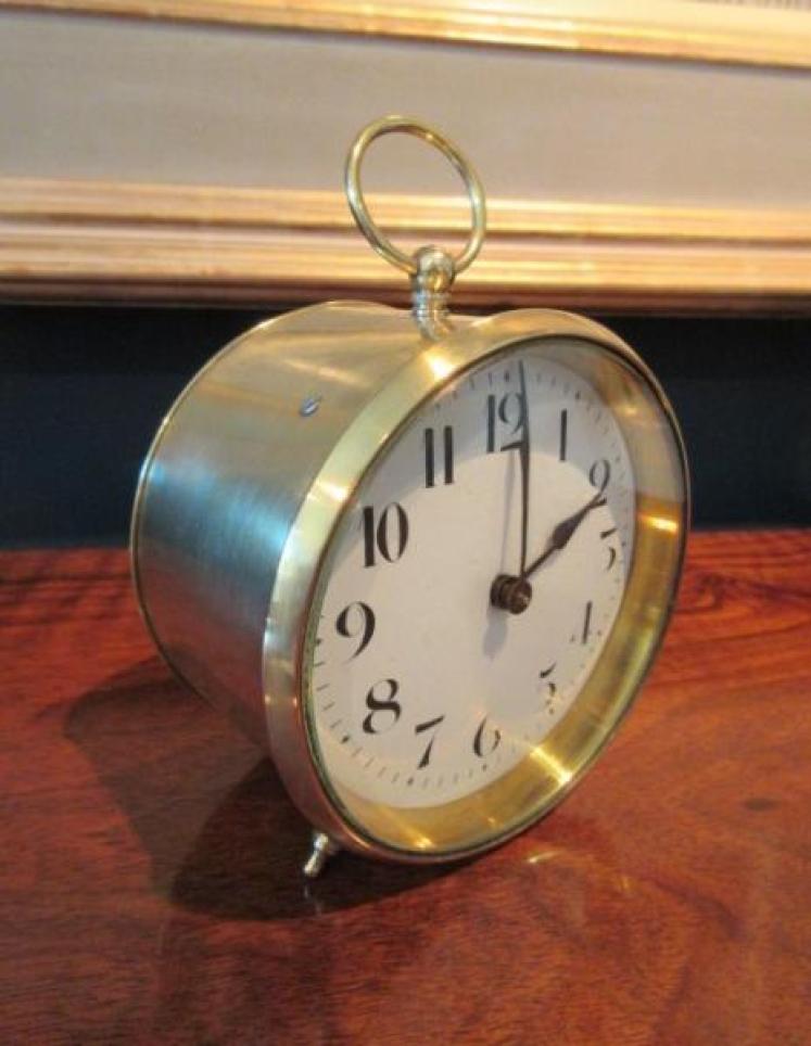 Antique 8 Day Station Master's Clock - Image 1