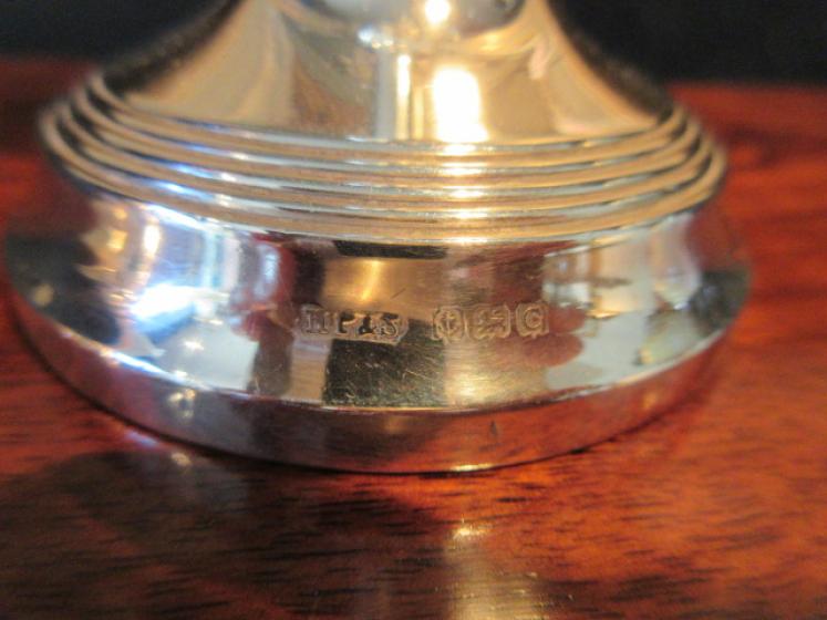Pair of George V Period Silver Candlesticks - Image 3