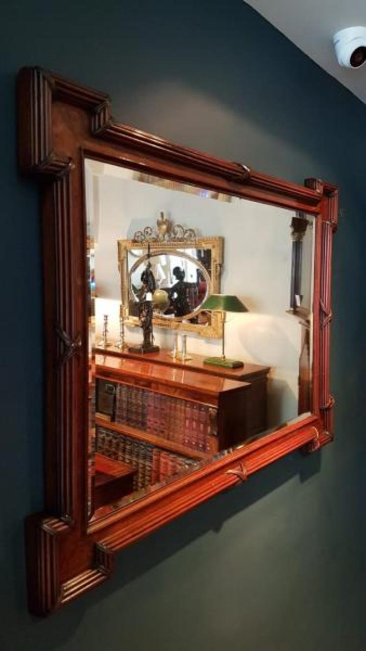 Top Quality Edwardian Mahogany Mirror - Image 5