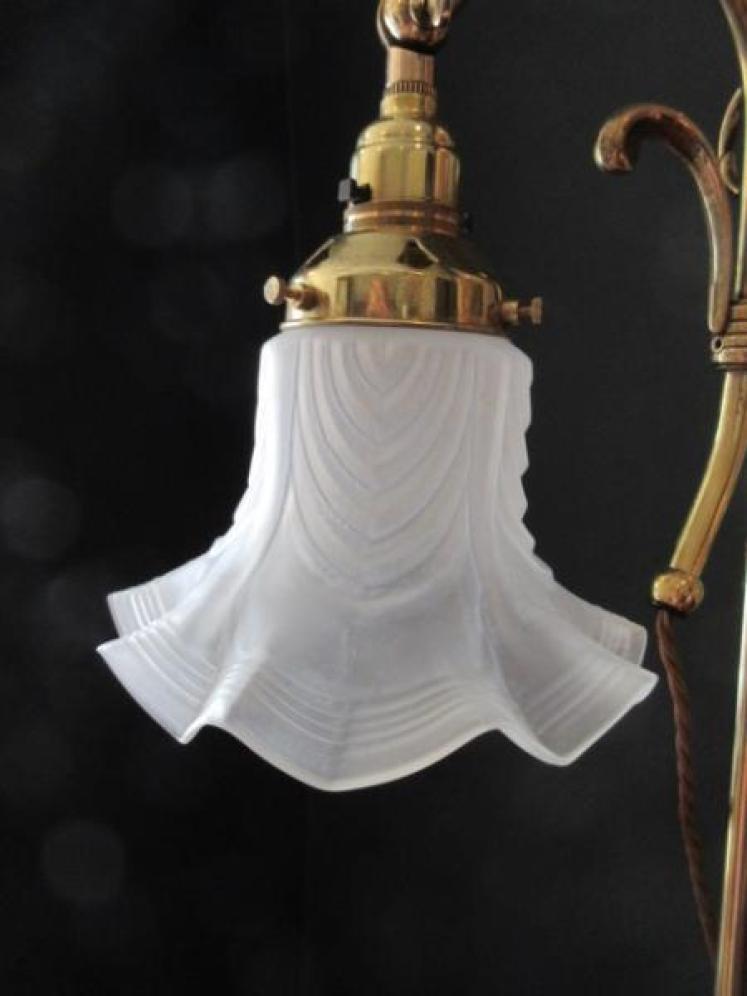 Edwardian Period Rise & Fall Table Lamp - Image 2