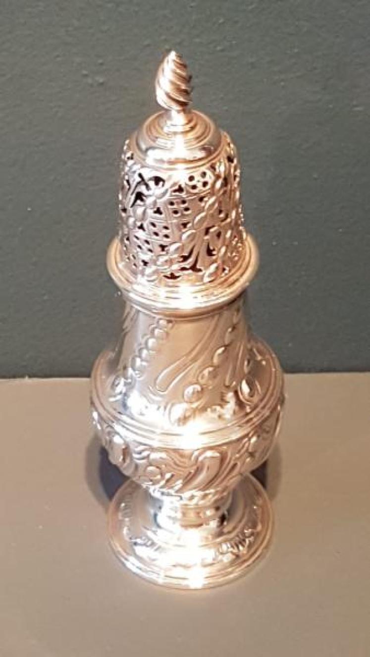 Fine George III Silver Sugar Castor - Image 2