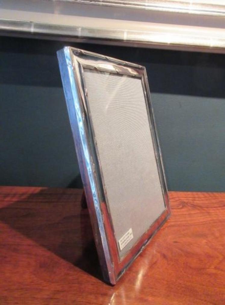 Large Edwardian Period Silver Photo Frame - Image 5