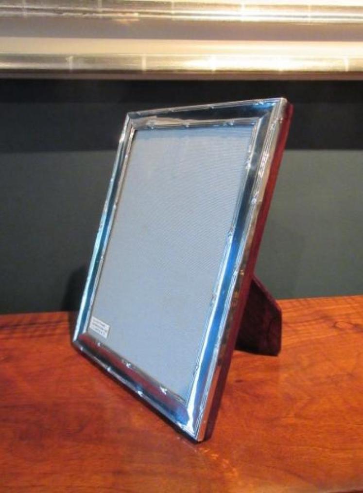 Large Edwardian Period Silver Photo Frame - Image 6