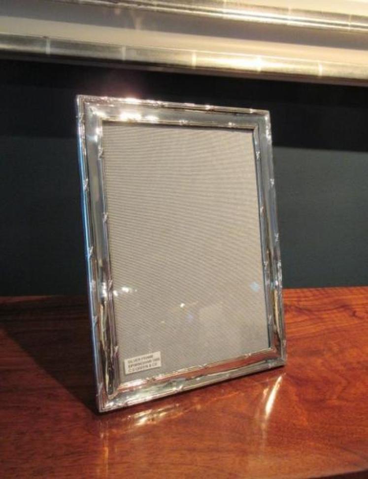 Large Edwardian Period Silver Photo Frame - Image 7