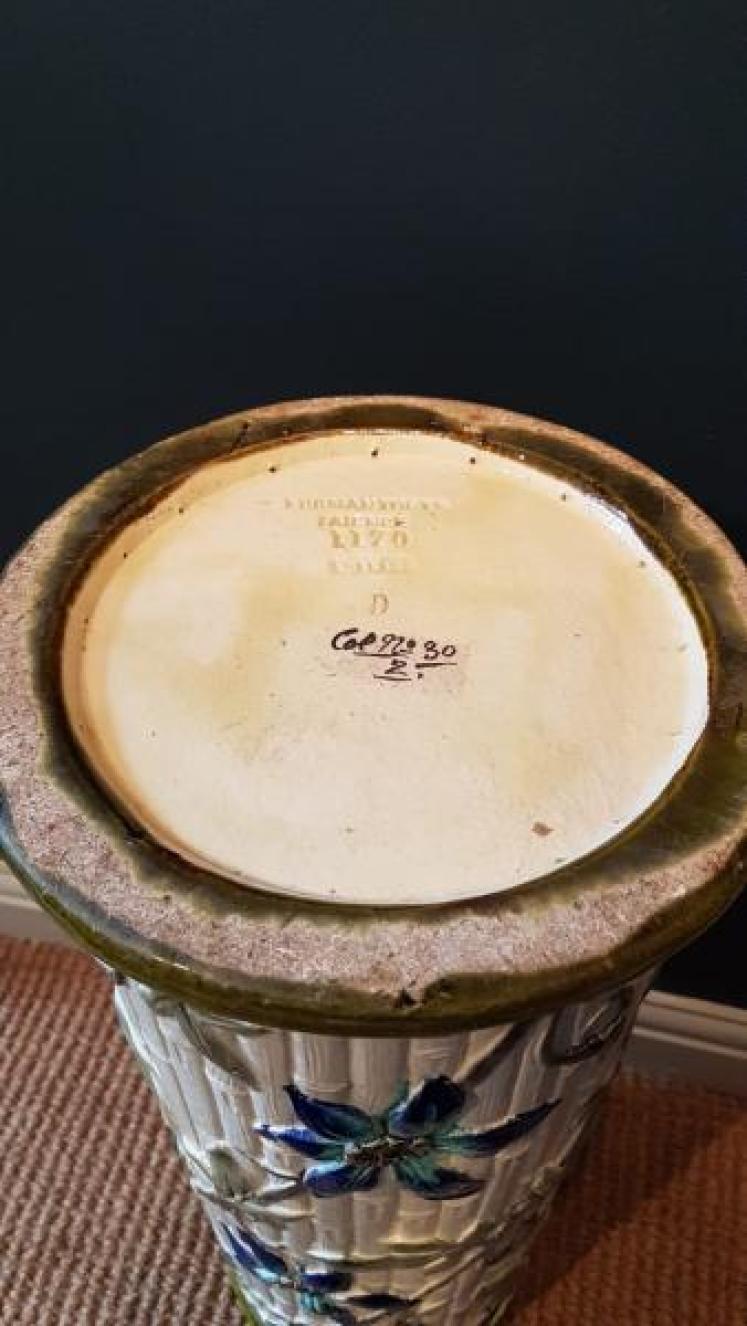 Burmantofts Faience Pottery Stick Stand - Image 5