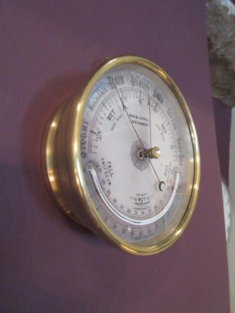 Victorian Aberdeen Marine Barometer & Thermometer - Image 2