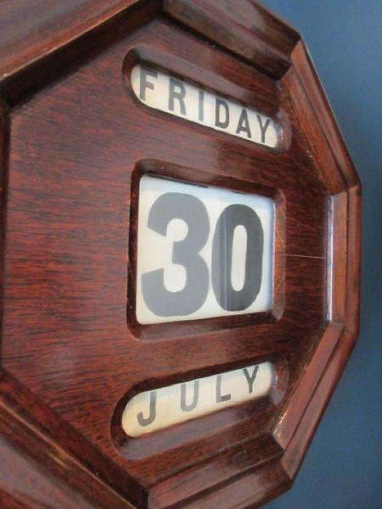 Large Edwardian Period Perpetual Wall Calendar - Image 3