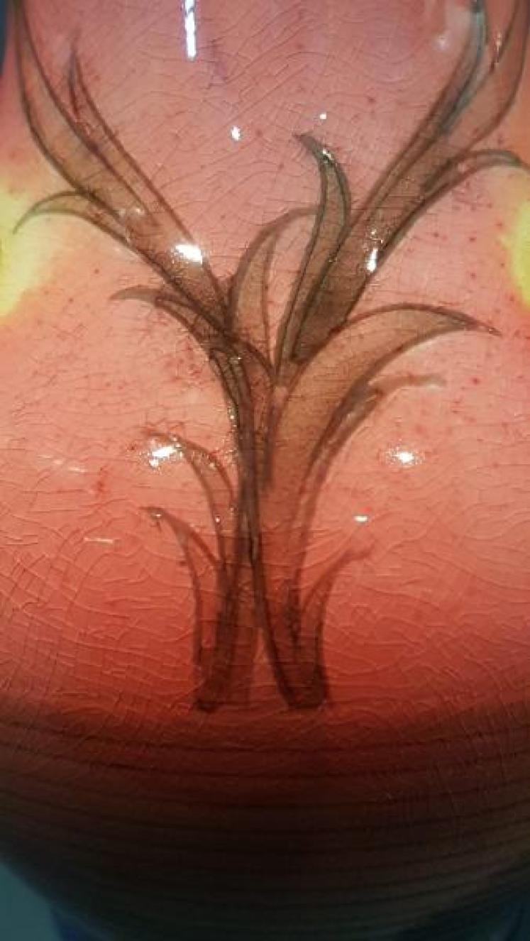Rare Moorcroft Flambe Big Poppy Vase - Image 5