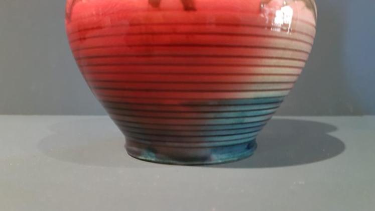 Rare Moorcroft Flambe Big Poppy Vase - Image 6