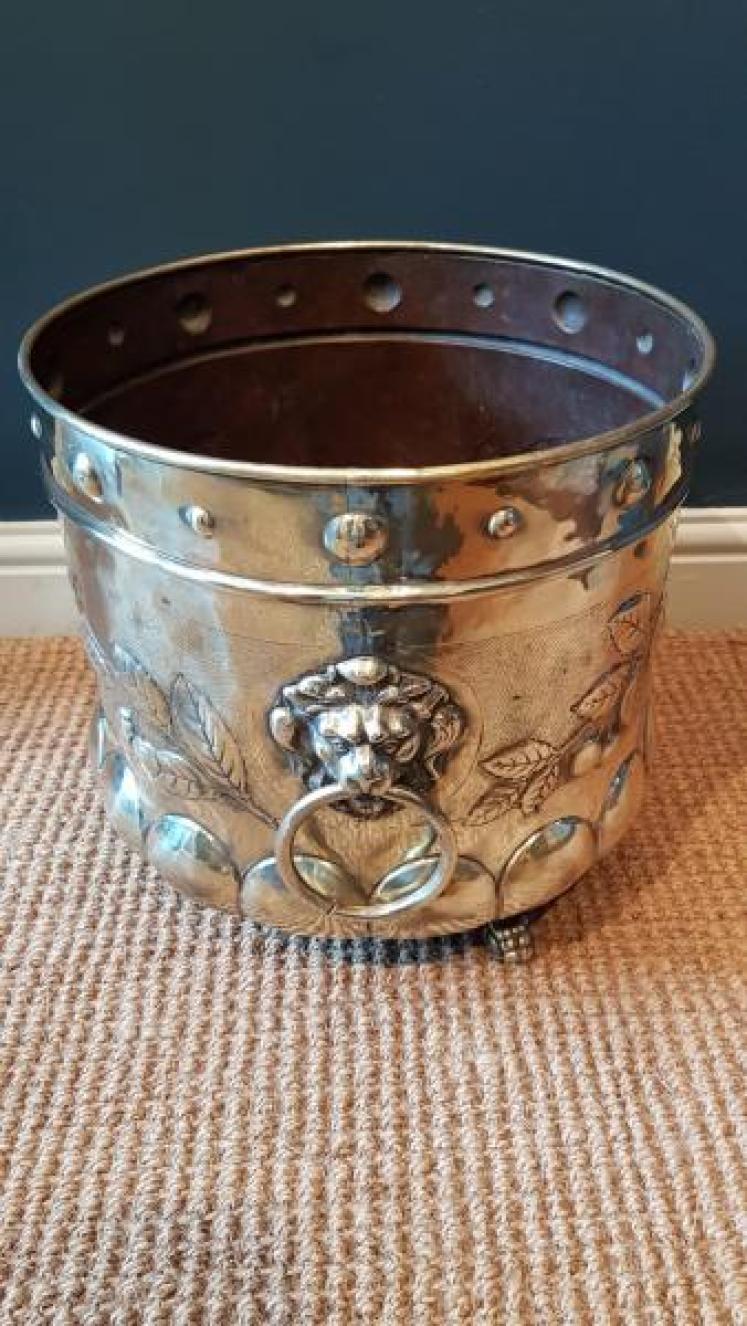 Victorian Brass Planter - Image 1
