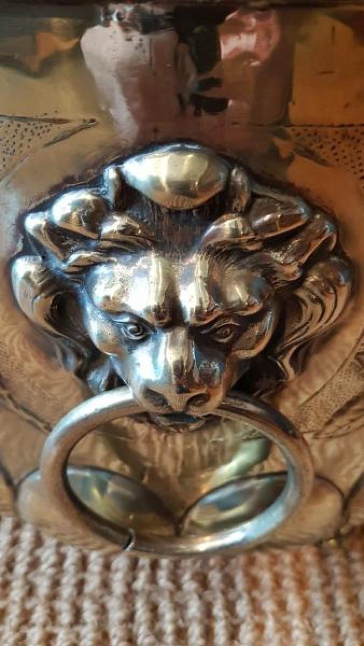 Victorian Brass Planter - Image 3