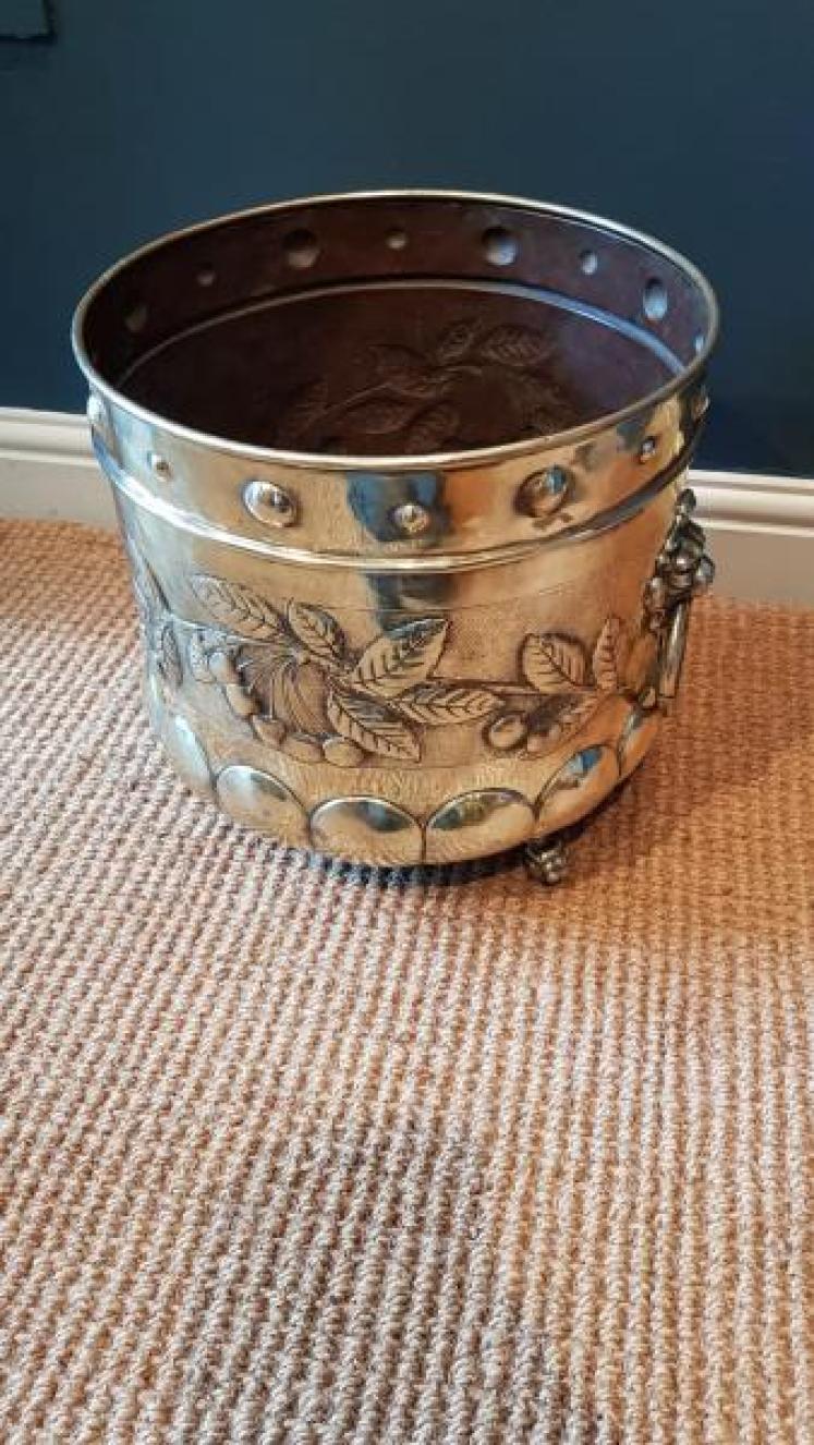 Victorian Brass Planter - Image 4
