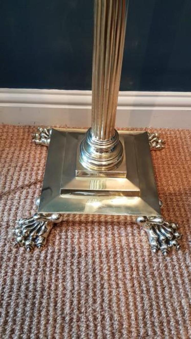 Top Quality Brass Corinthian Column Lamp Standard - Image 5