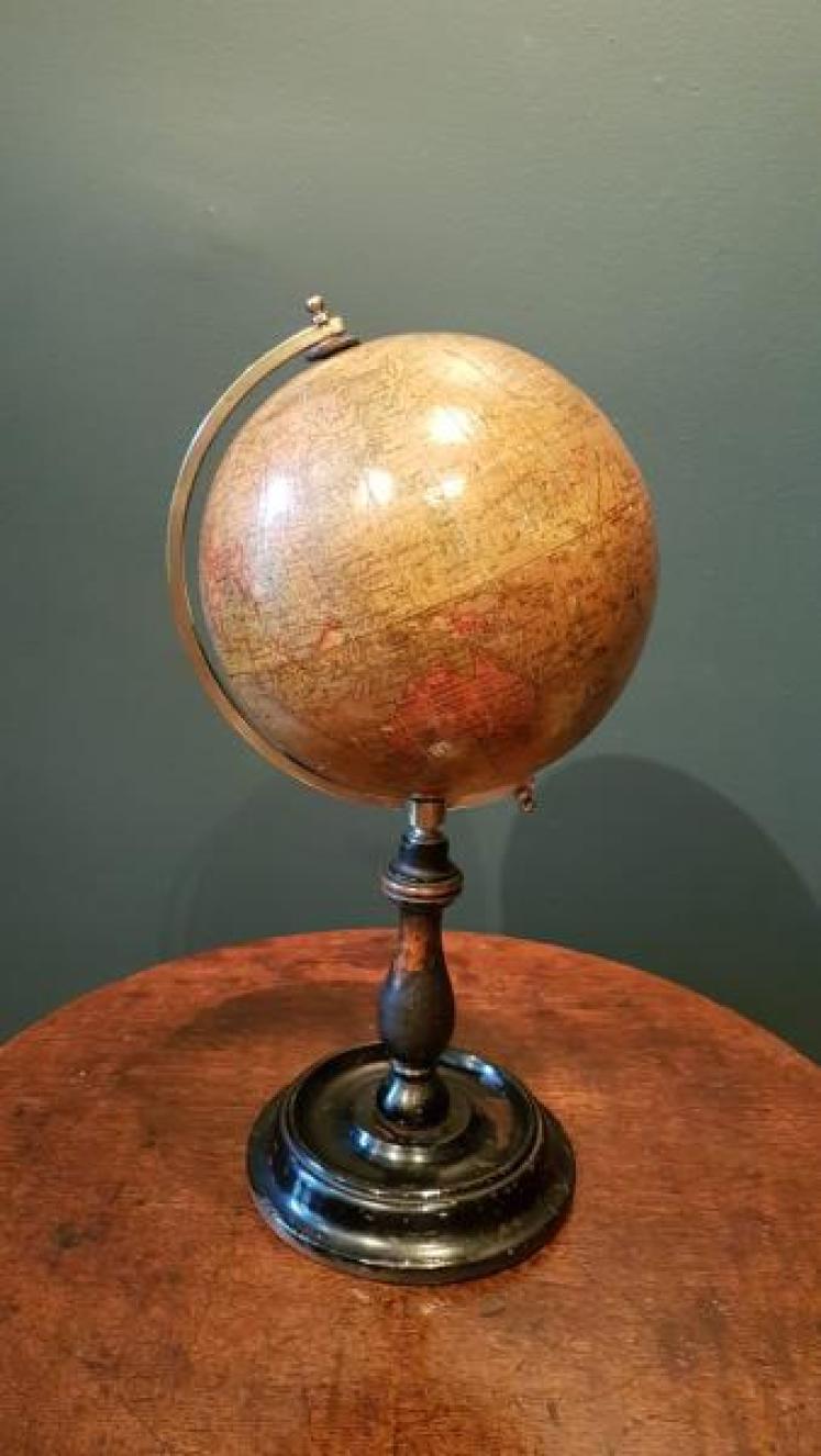 1920's Geographica 6" Paper Mache Globe - Image 1