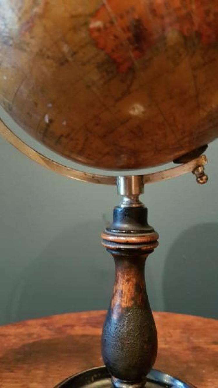 1920's Geographica 6" Paper Mache Globe - Image 4