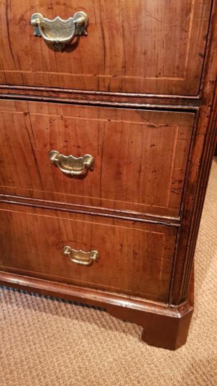 George II Walnut Norfolk Chest - Image 3