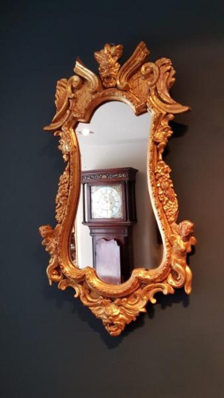 Victorian Timber Gilt Mirror - Image 3