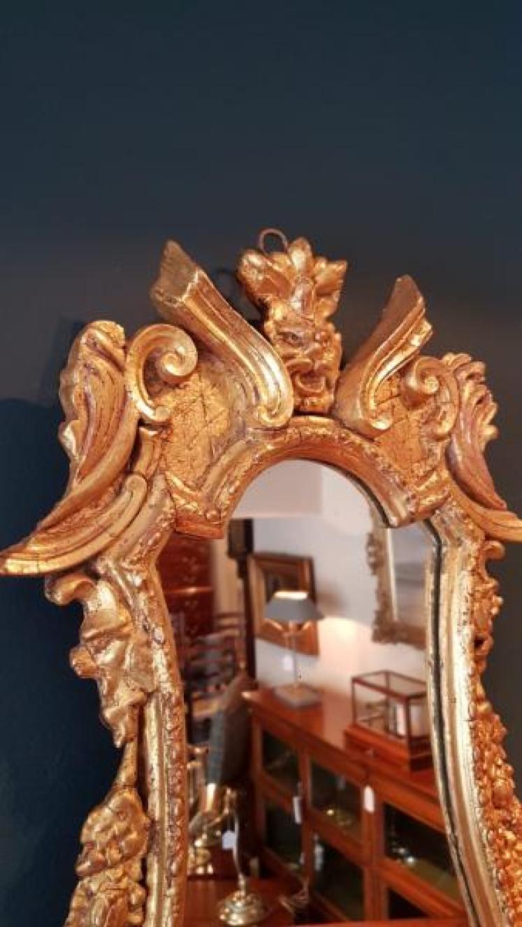 Victorian Timber Gilt Mirror - Image 4