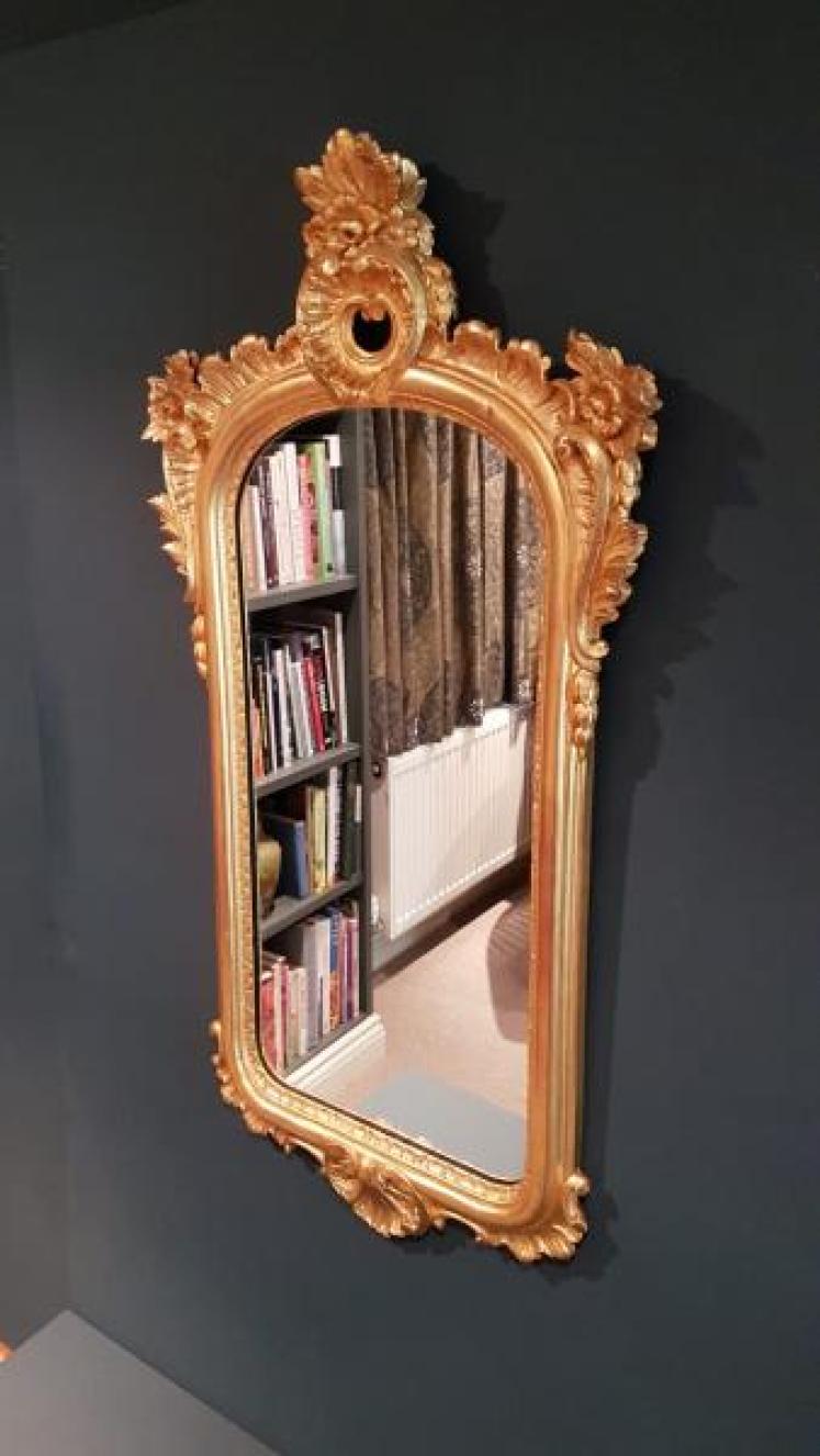 Superb Victorian Timber Gilt Mirror - Image 2