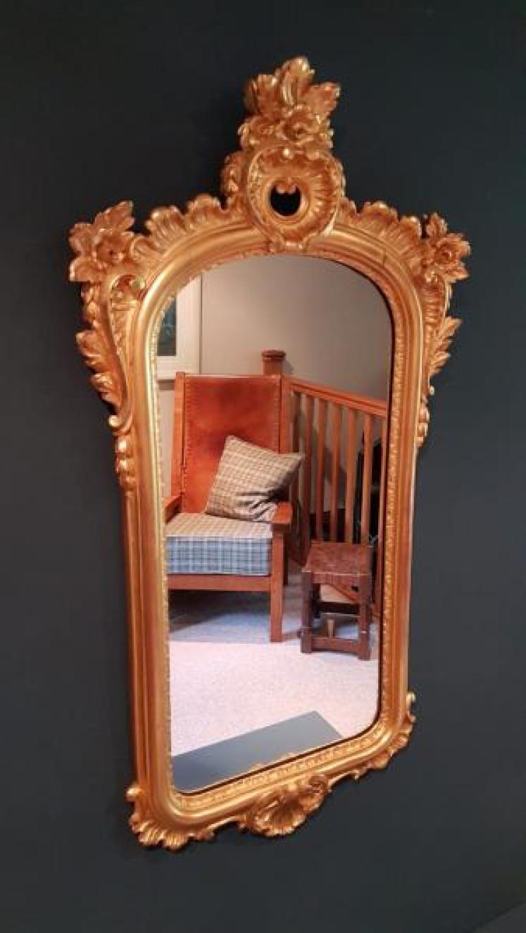 Superb Victorian Timber Gilt Mirror - Image 6