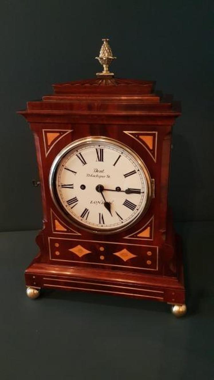 Antique Dent London Double Fusee Bracket Clock - Image 1
