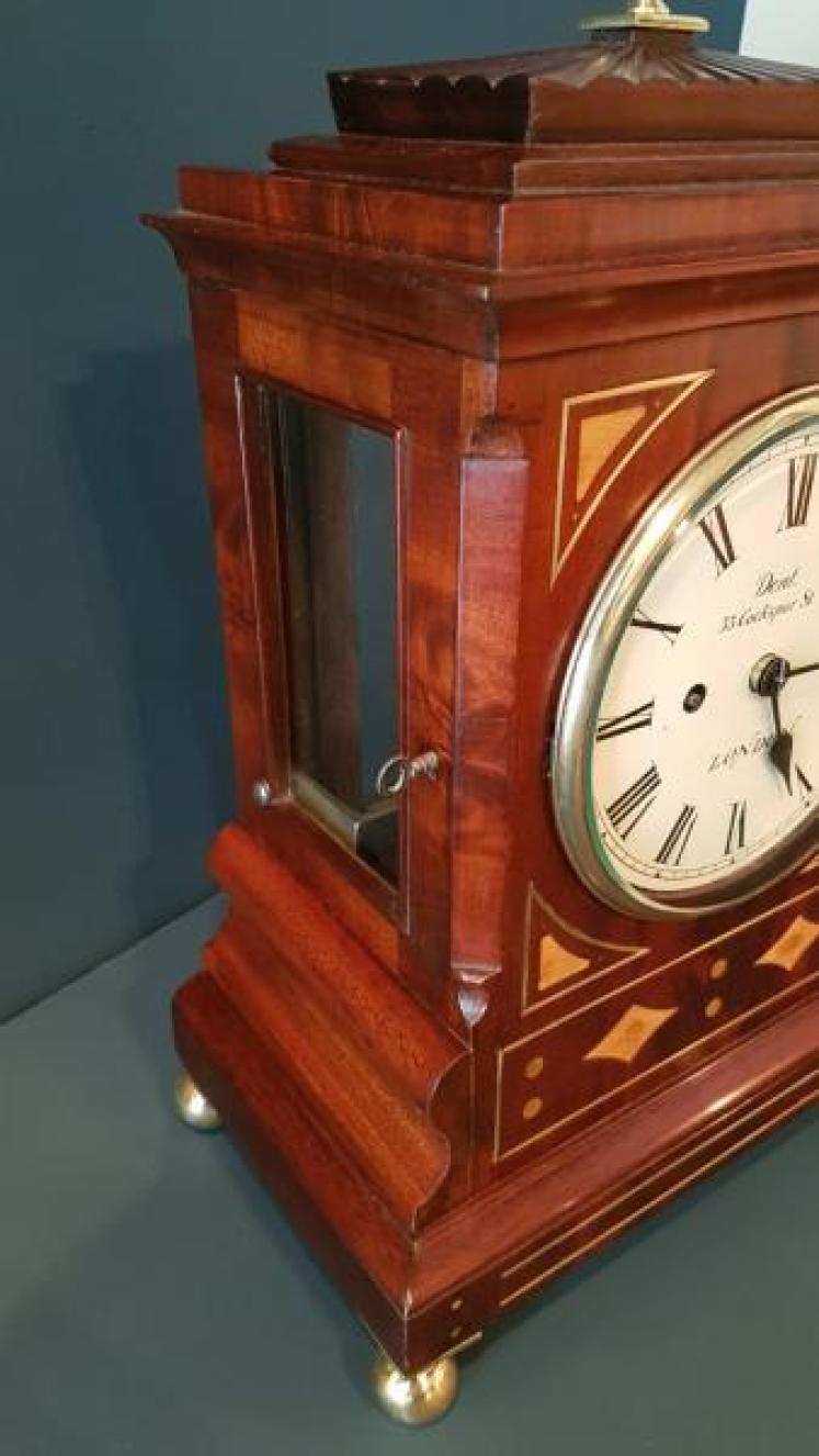 Antique Dent London Double Fusee Bracket Clock - Image 7