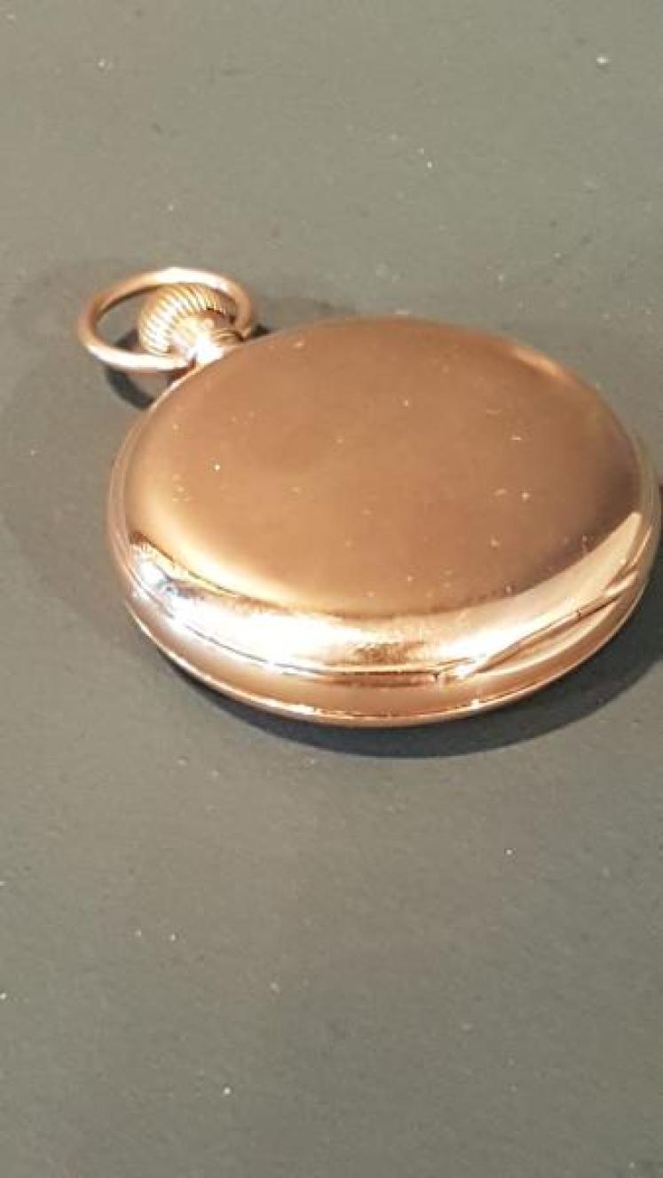 Antique 9ct Gold Swiss Pocket Watch - Image 2
