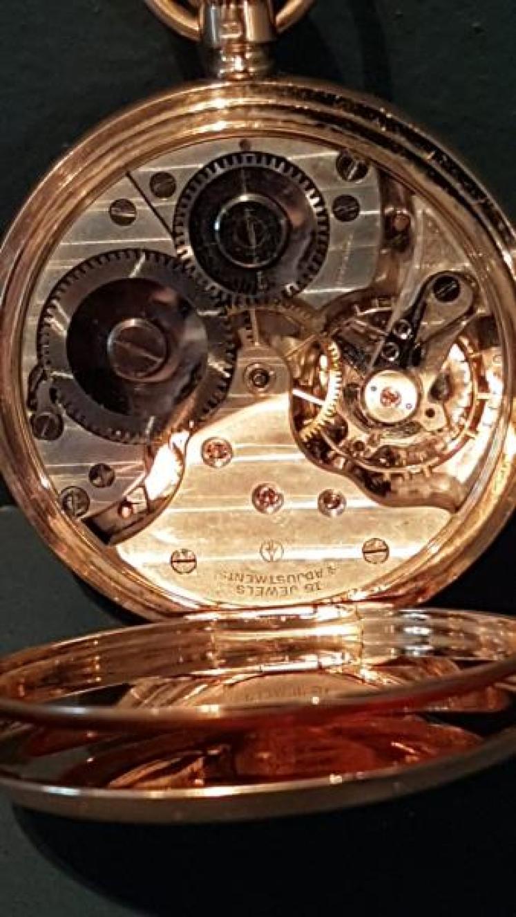 Antique 9ct Gold Swiss Pocket Watch - Image 6