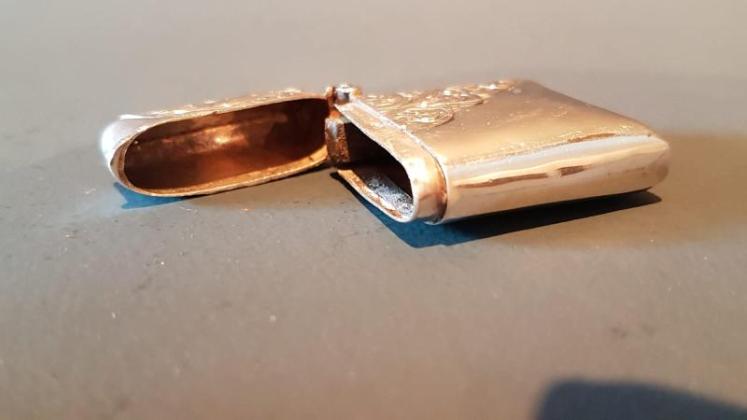 Edwardian Silver and 9ct Gold Vesta Case - Image 2