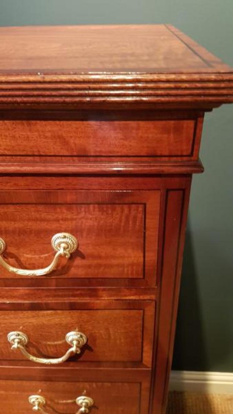 Fine Quality Victorian Mahogany Secretaire Tallboy Chest - Image 7