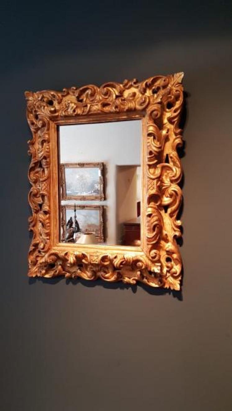 Victorian Timber Gilt Mirror - Image 1
