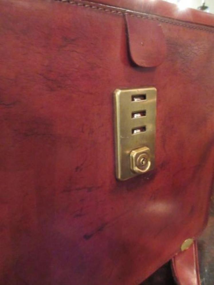 George V Period Leather Ministerial Briefcase - Image 7